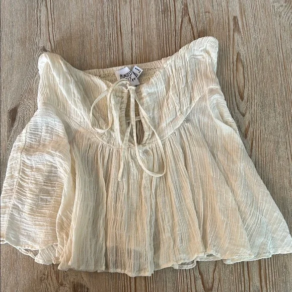 LONG SUMMER NIGHTS TOP IVORY LOW IMPACT - Picture 4 of 6